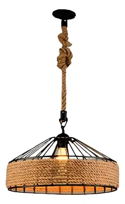 Lámpara Colgante Rustica De 40cm 8423