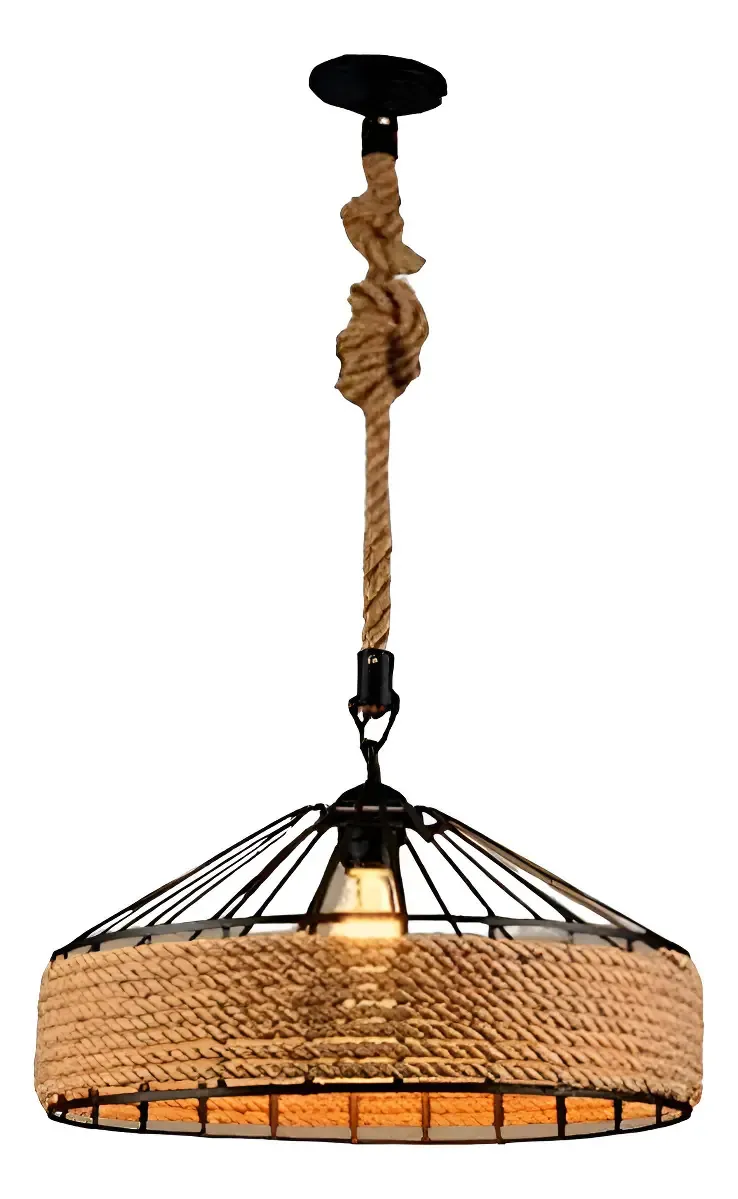Lámpara Colgante Rustica De 40cm 8423