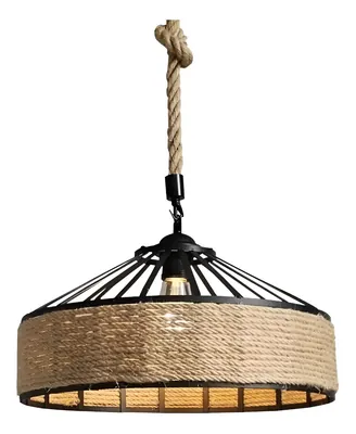 Lámpara Colgante Rustica De Techo 8425