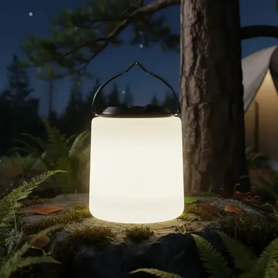 Lampara LED Recargable USB Tipo C para Camping y Emergencias