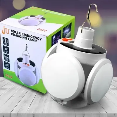 Lámpara Solar de Emergencia + 3 Ampolletas | GD8828