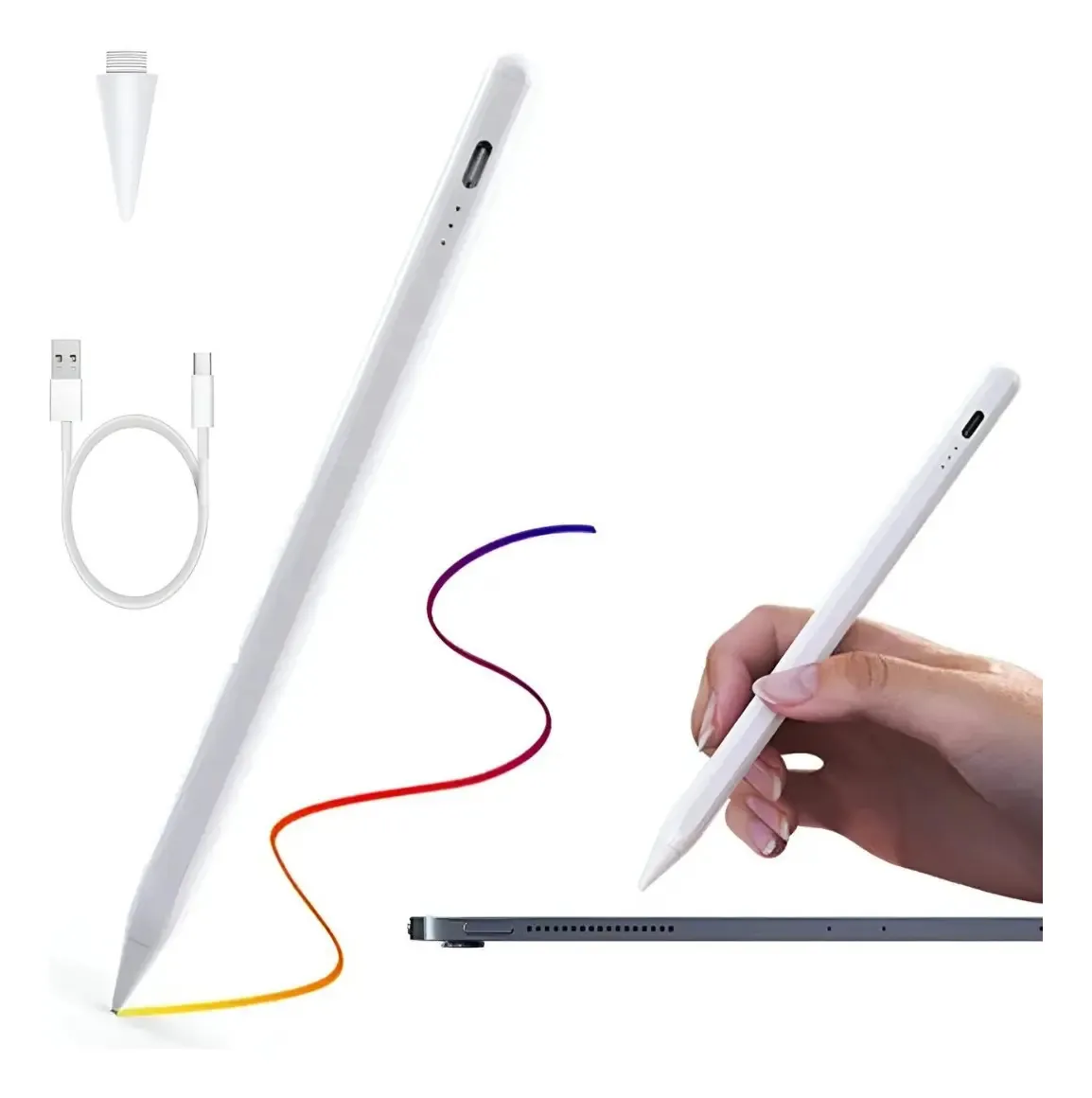 Lápiz Óptico Recargable con Cable Tipo C