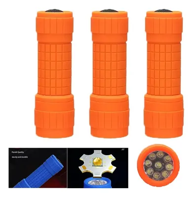Linterna de Emergencia Led Usa 3 Pilas AAA