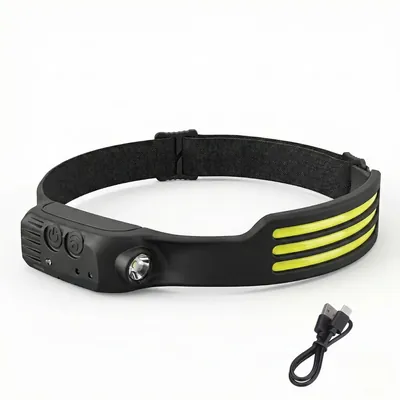 Linterna Frontal Led 3 Modos de Luz Recargable