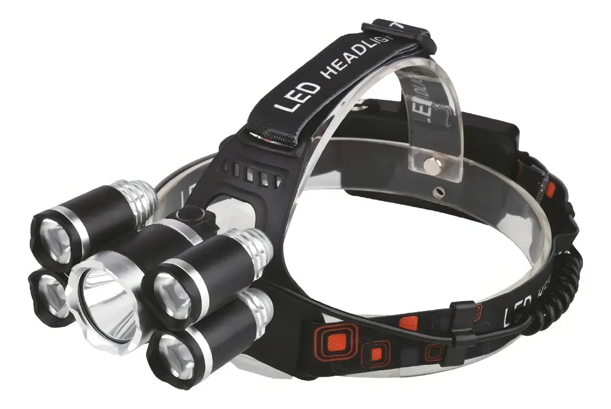 Linterna Frontal Recargable Led Incluye Luz Roja Modelo 1