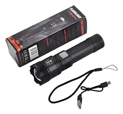 Linterna Led Recargable con Zoom Modelo L39