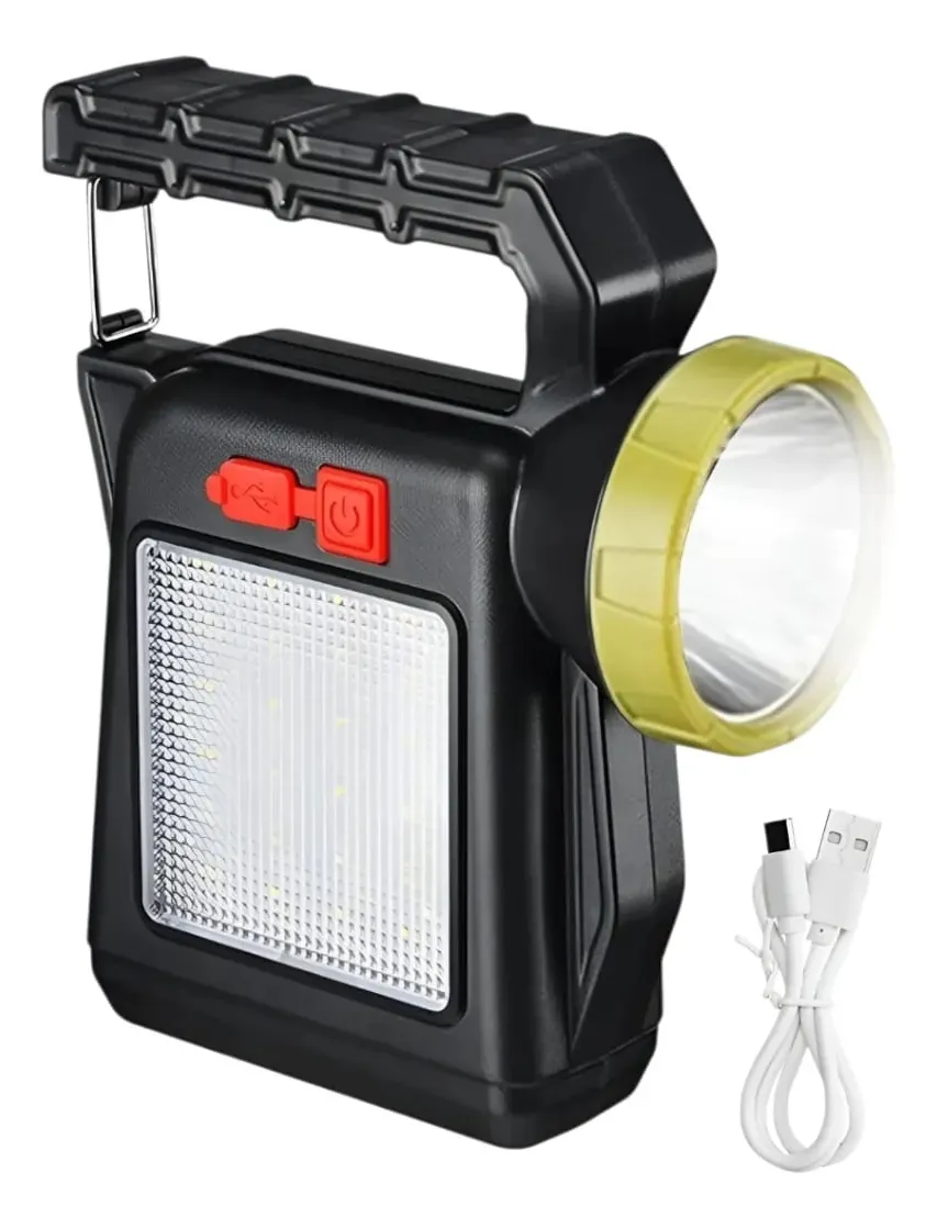 Linterna Recargable 2 En 1 Solar Y Usb | C2701163