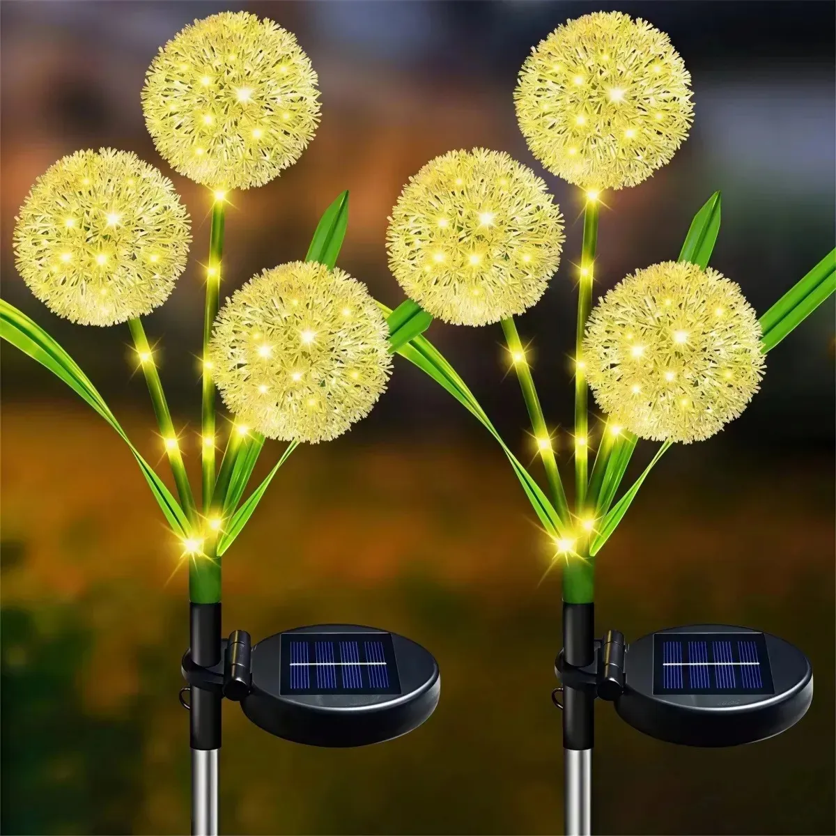 Luces Solares Led Decorativas De Diente De León | ST-8027 - OFERTA🥇