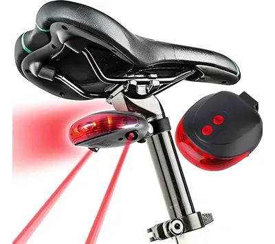 Luz Laser de Bicicleta Marcador de Camino Recargable USB