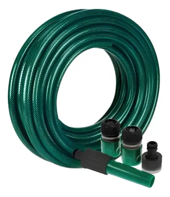 Manguera de Jardín de 1/2″ Reforzada de PVC de 20 Metros