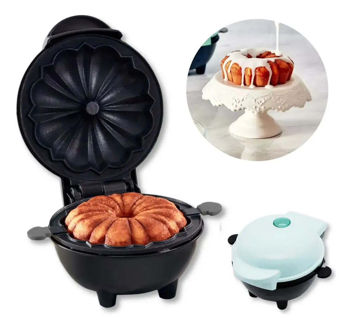 Máquina Mini Bundt Queque con Molde Antiadherente