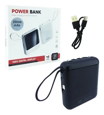 Mini Cargador Portátil Para Celular 3 Cables Usb 12800mah | WXJ007