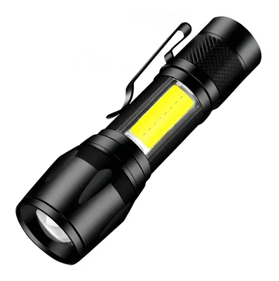 Mini Linterna Táctica LED Recargable Con Estuche | C511