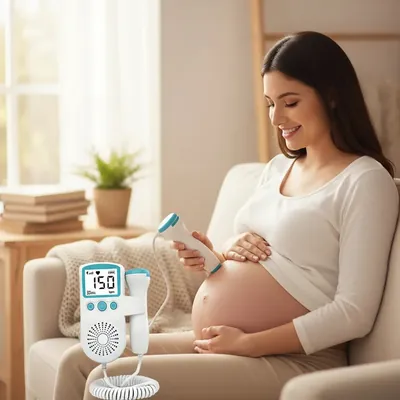 Monitor Fetal Doppler Ultrasonido Latidos Bebe | C33001