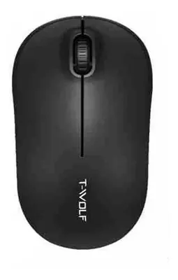 Mouse Inalámbrico Twolf Q4bk Color Negro