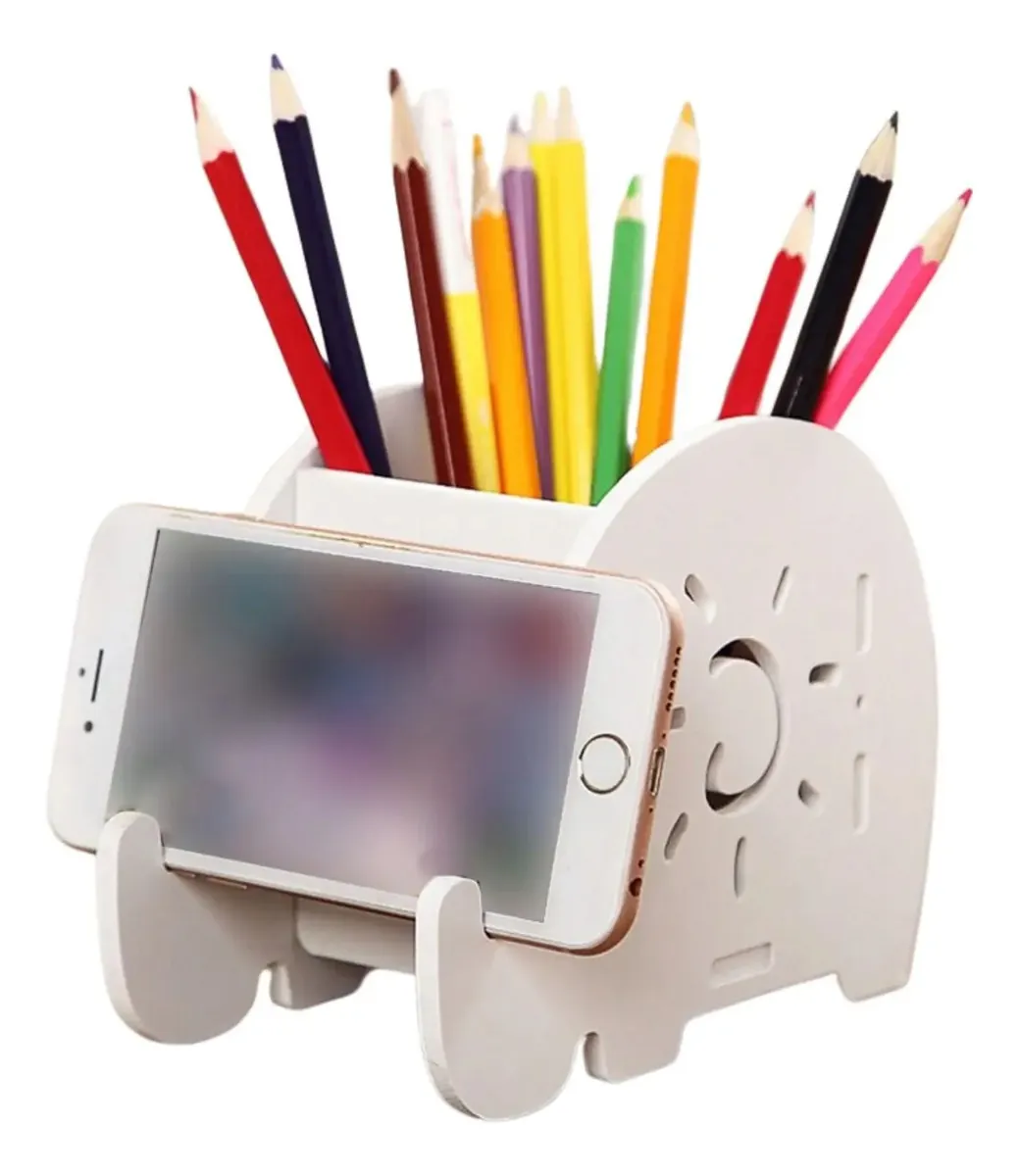 Organizador de Escritorio Armable + Porta Celular | B17-2