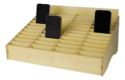 Organizador de Escritorio Armable + Porta Celular | B11