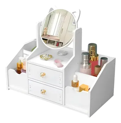 Organizador Maquillaje Espejo Con Orejas De Gato | C045