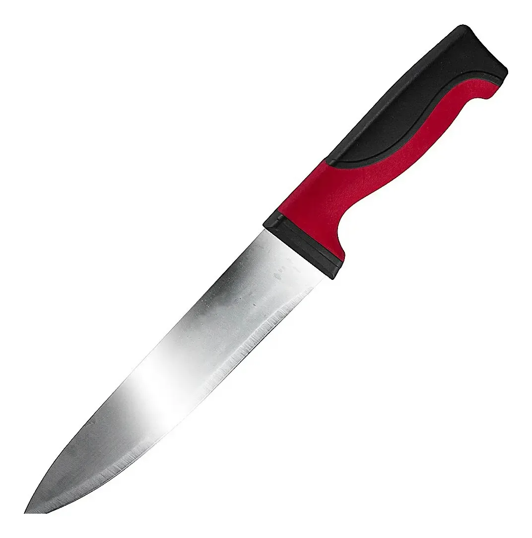 Pack De 12 Cuchillo Master Mango Rojo 6” | C2432