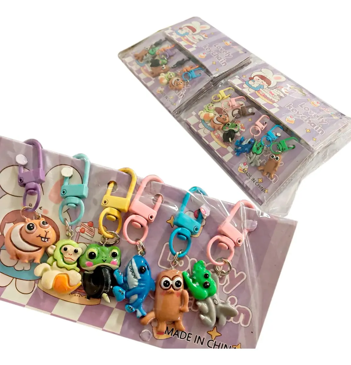 Pack De 20 Llaveros 3d Animados | L62