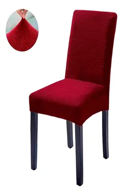 Pack de 6 Funda De Silla Cuadrille Burdeo | C2092