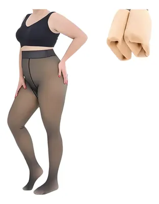 Panty Efecto Piel Forradas Talla L – Código 36480
