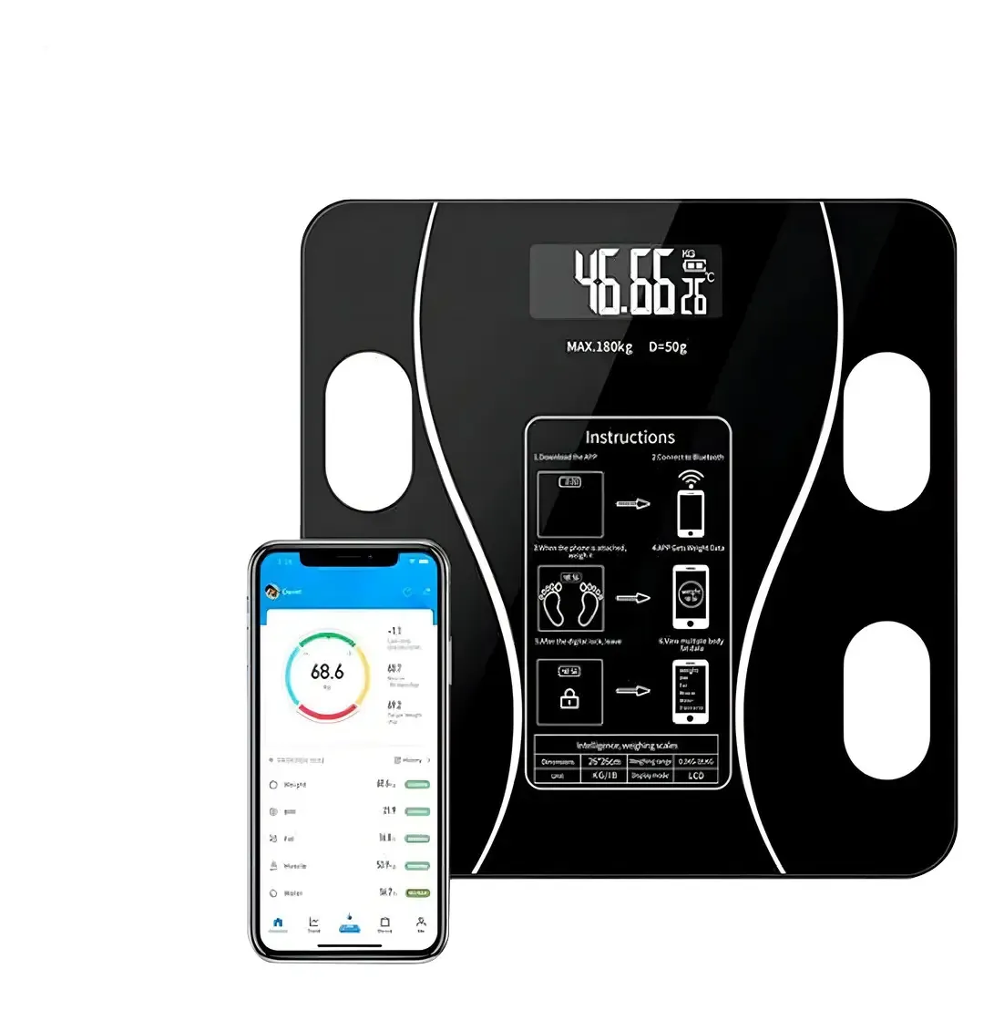 Pesa Digital Inteligente con Bluetooth