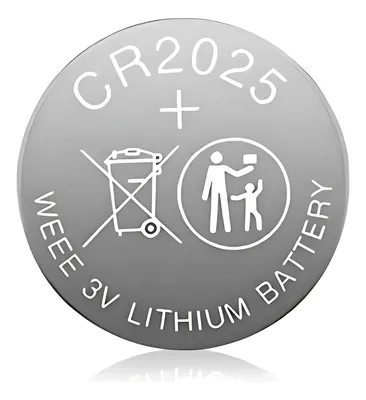 Pila CR 2025 de 3 V. en Blísters de 5 Unidades