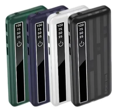 Power Bank de 8.000 Mah con 3 Entradas y Linterna en 3 Colores