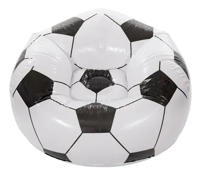 Puff Inflable Pelota De Fútbol | JS1585