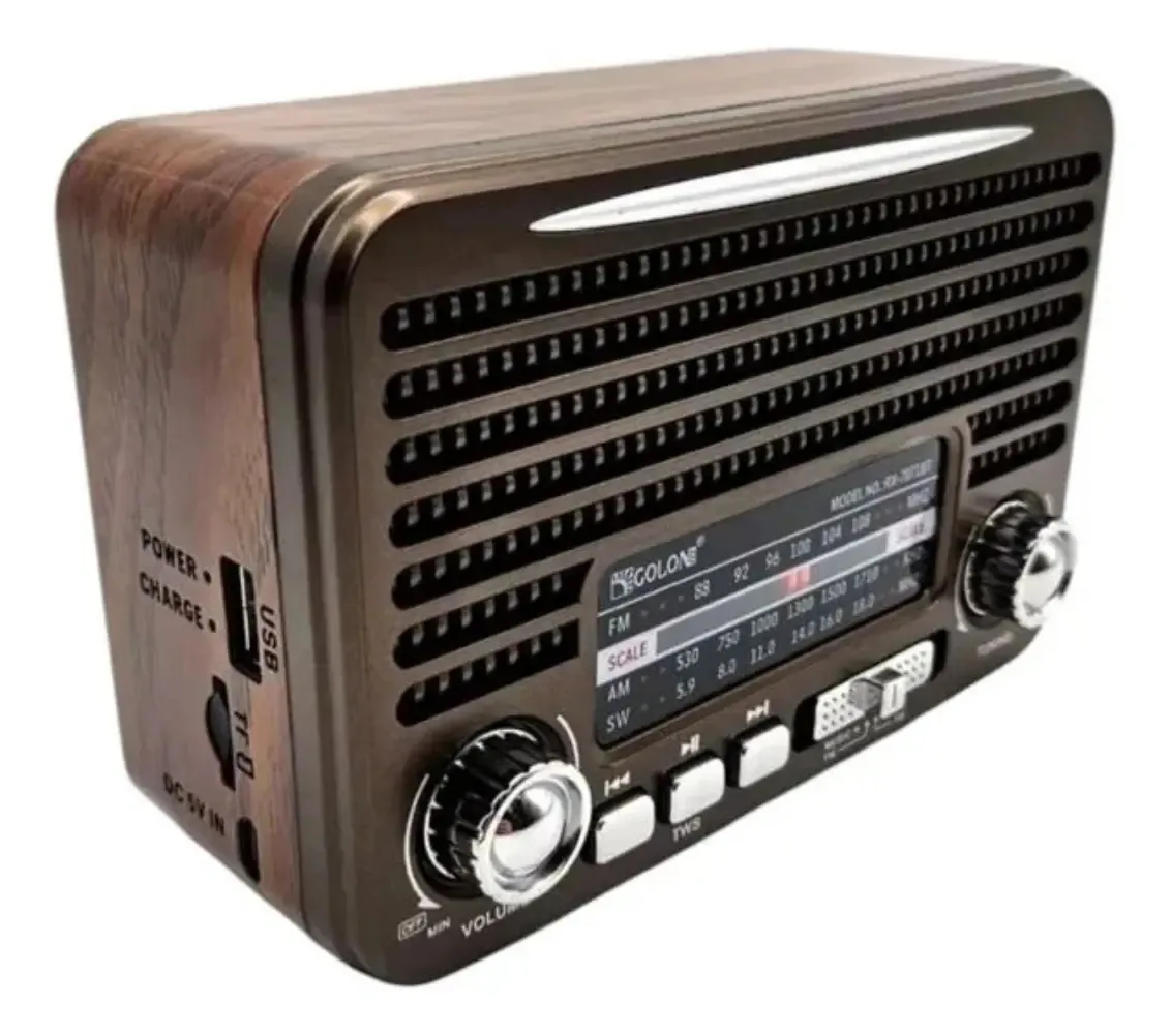 Radio Solar y Recargable Modelo RX 6060 BT