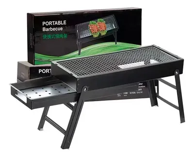 Rejilla Parrilla Asador Plegable Acero 58 Cm | C16179-3