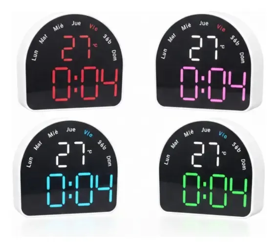 Reloj Despertador Digital Led de Pared o Escritorio