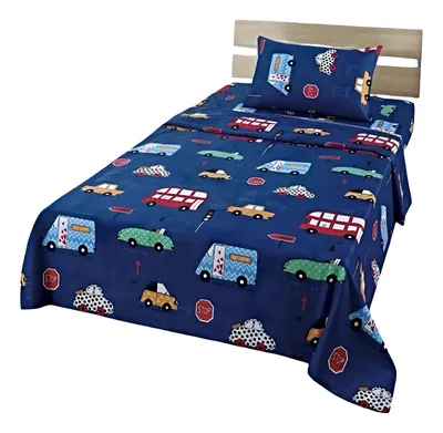 Sabanas De Genero Diseño Infantil 1 PLAZA - 210 Hilos | IST2850