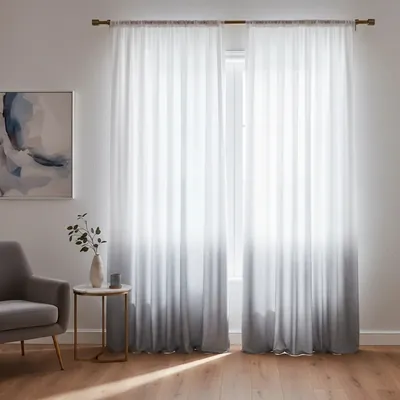 Set 2 Cortinas Tul Degrade 140x230cm | BC22376