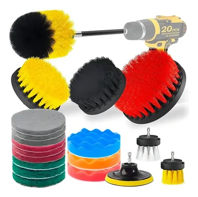 Set De 16 Cepillos De Limpieza Para Taladro | JS1300