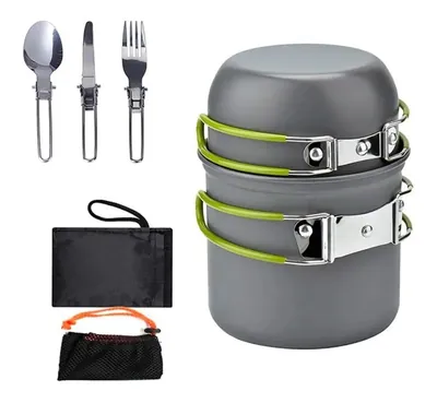 Set Ollas Kit Camping 5 Piezas Ultraligero | DS101