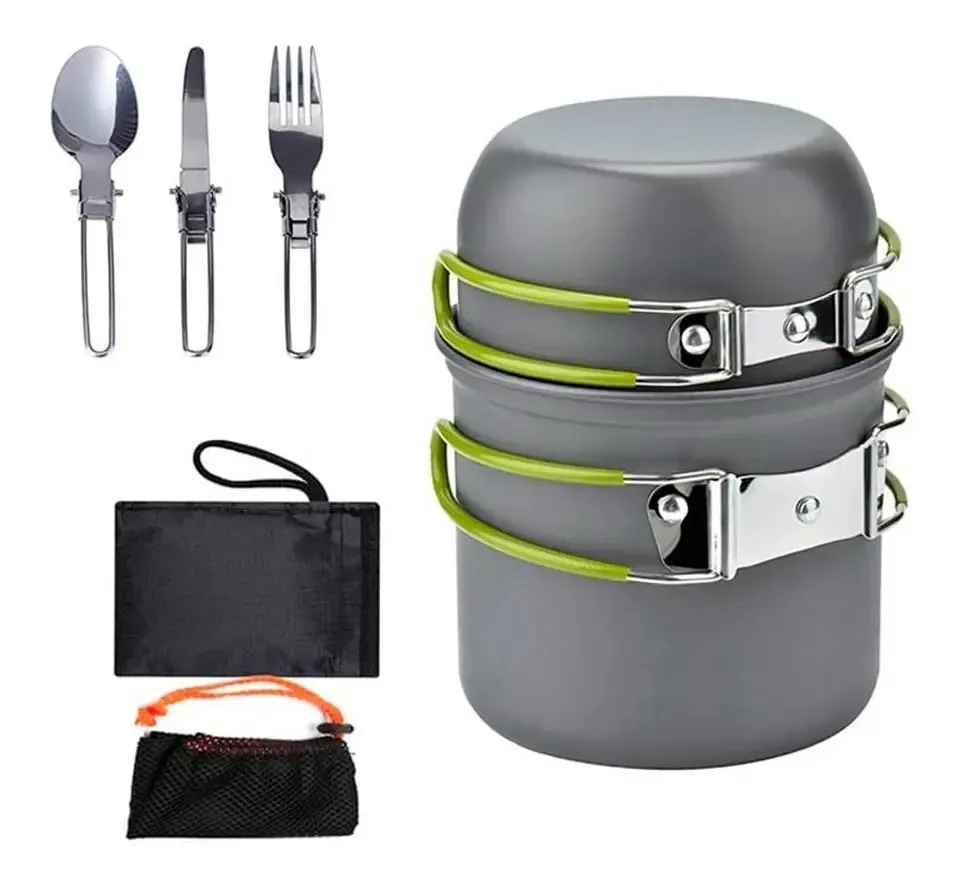 Set Ollas Kit Camping 5 Piezas Ultraligero | DS101