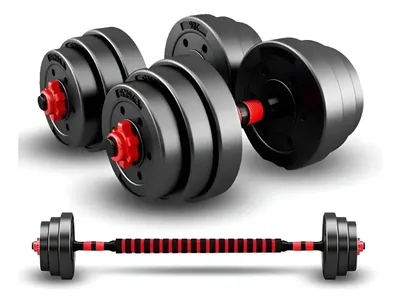 Set Pesas Mancuernas Barra Extension 30kg | C8059