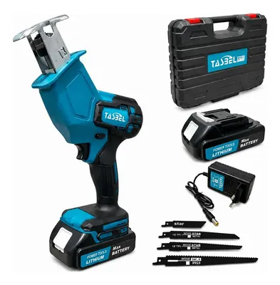 Sierra Sable Marca TASBEL con 2 Baterías y accesorios