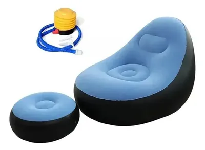Sofá Puff Inflable Portátil + Reposa Pies | C72235
