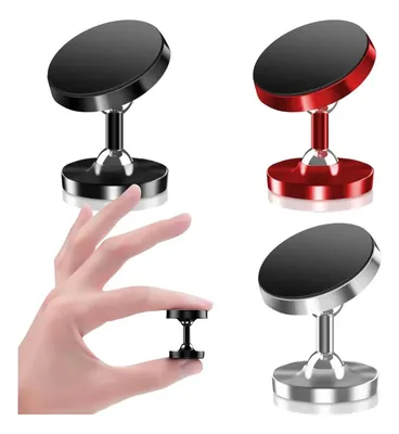 Soporte Magnético para Celular Negro, Rojo y Gris