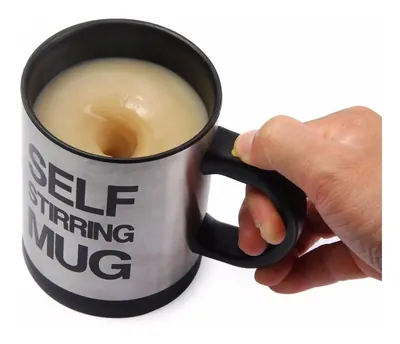 Taza Térmica Automática Mezcladora con Agitador