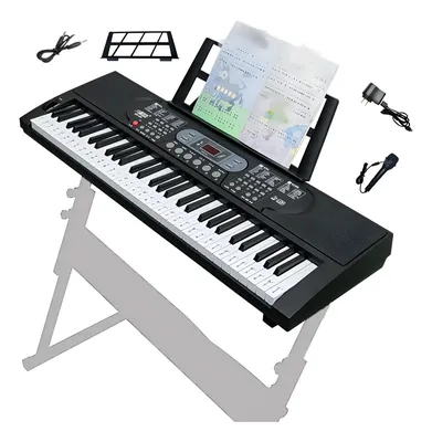 Teclado Órgano Musical 61 Teclas 16 Tonos 10 Ritmos | BD669