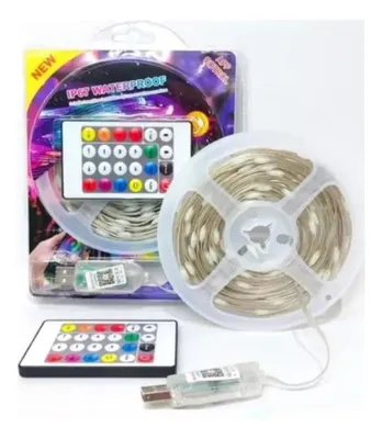 Tira Led Rgb 10mts Varios Colores Y Efectos | C8209