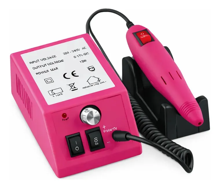 Torno para Uñas Eléctrico Compacto y Potente en Múltiples Colores