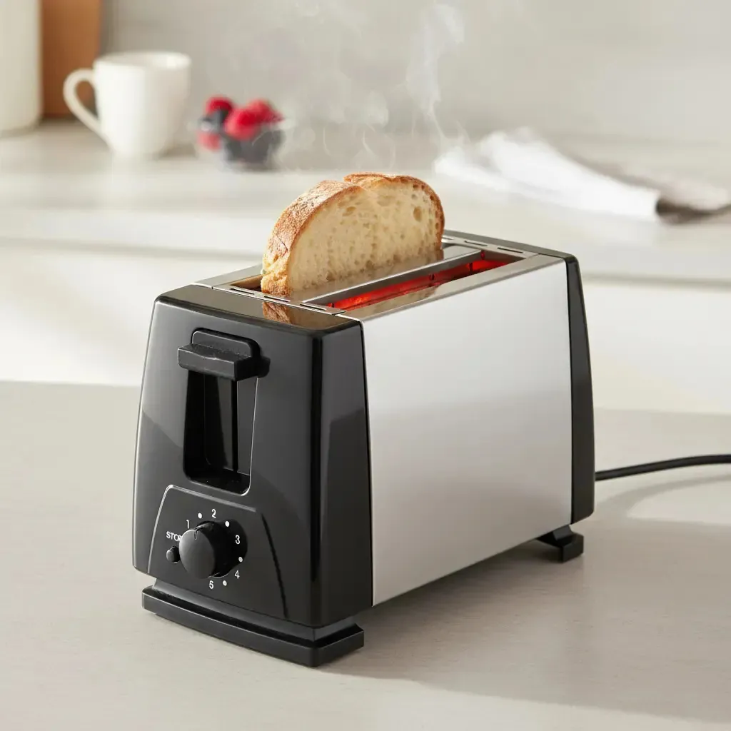 Tostador De Pan Eléctrico 650 W 2 Rebanadas | QLT118A