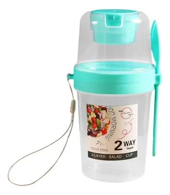 Vaso Doble Portátil Para Cereal | JS1650