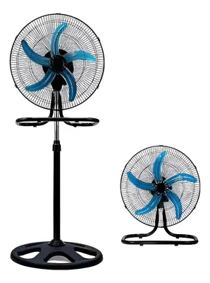 Ventilador de 5 Aspas 3 en 1 de 18″ Negro