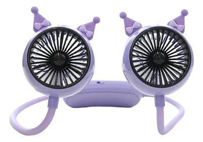 Ventilador de Cuello Recargable Kuromi